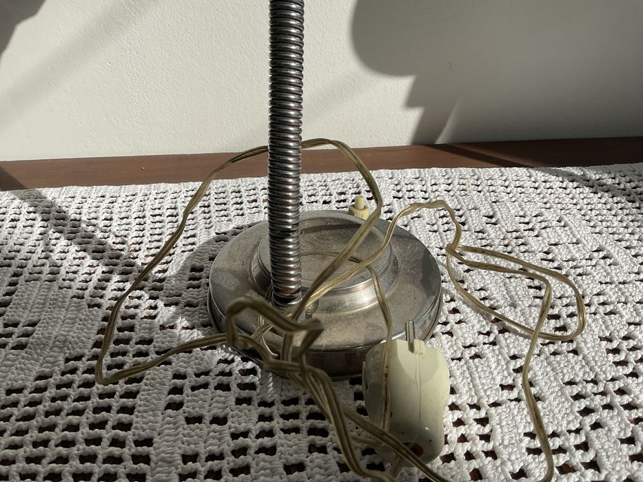 Vintage lamp, silver with lead 45/50+years old
