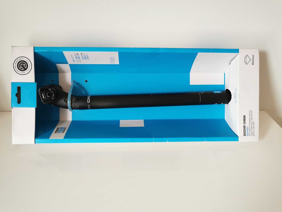 Sztyca karbonowa SHIMANO PRO DISCOVER 27.2mm offset 20mm L=400mm NOWA