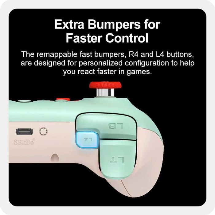 8BitDo Ultimate 2C Wireless (2.4GHz) + Аксессуары