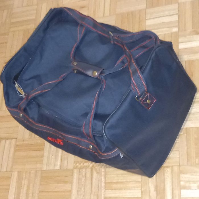 Bolsa Viagem Nylon Azul cVermelho