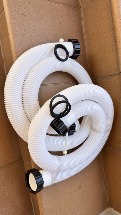 2 Tubos flexivel de 50mm para Piscina 1,50m cada