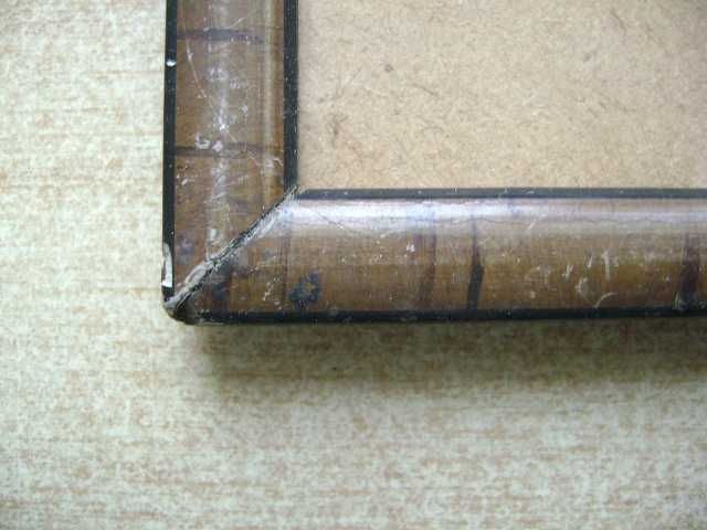 Starocie z PRL Fotografia Ramka przedwojenna na stare zdjęcie 18x12 cm