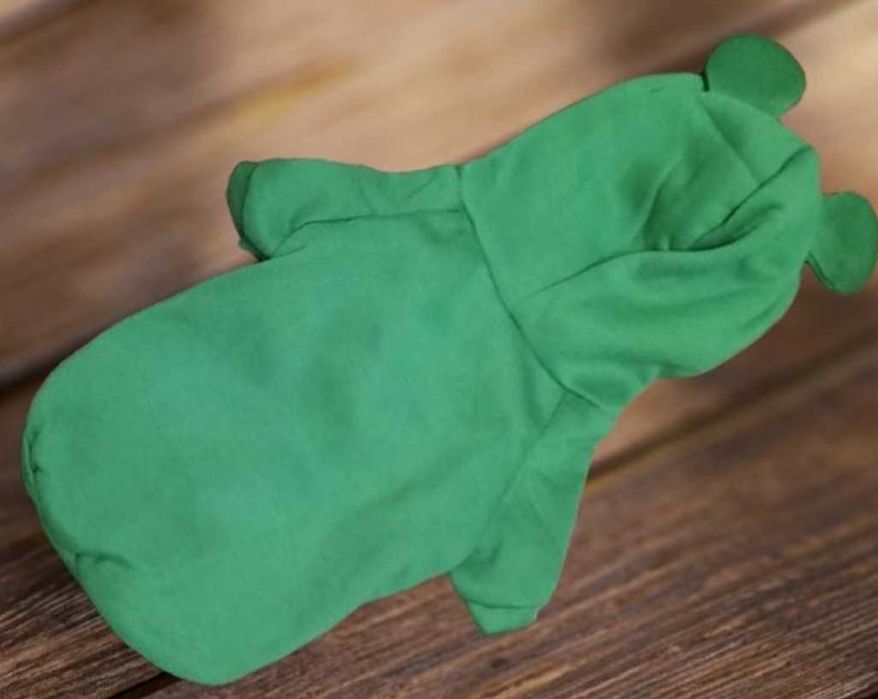 Толстовка на флісі для тварин у вигляді Жабки