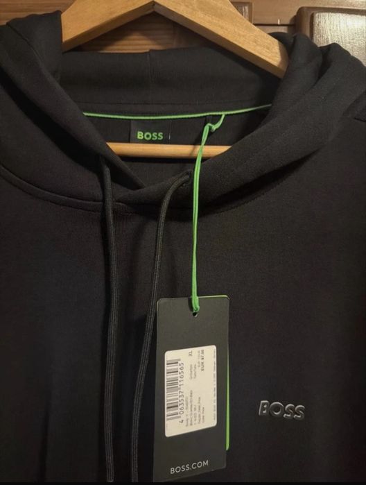 Hugo Boss Sweatshirt hoddie preto ORIGINAL/NOVO