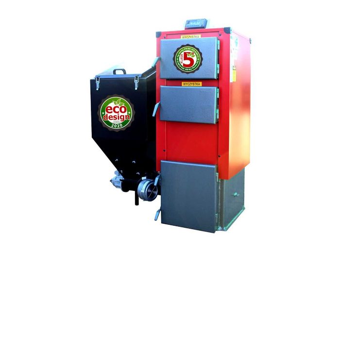 KOTŁY 25 kW do 250m2 Kocioł z PODAJNIKIEM Piec na EKOGROSZEK