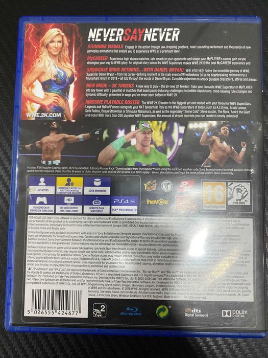 Jogo Playstation4 W2k19