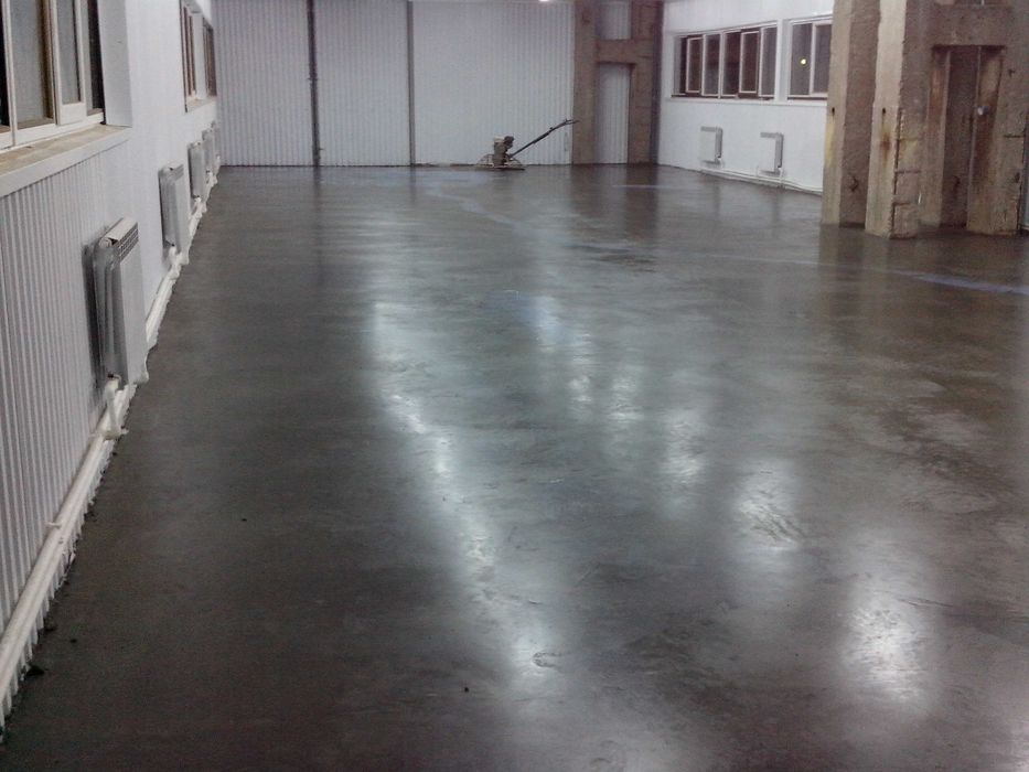 Топинговый пол.Бетонные полы.Бетонная стяжка.