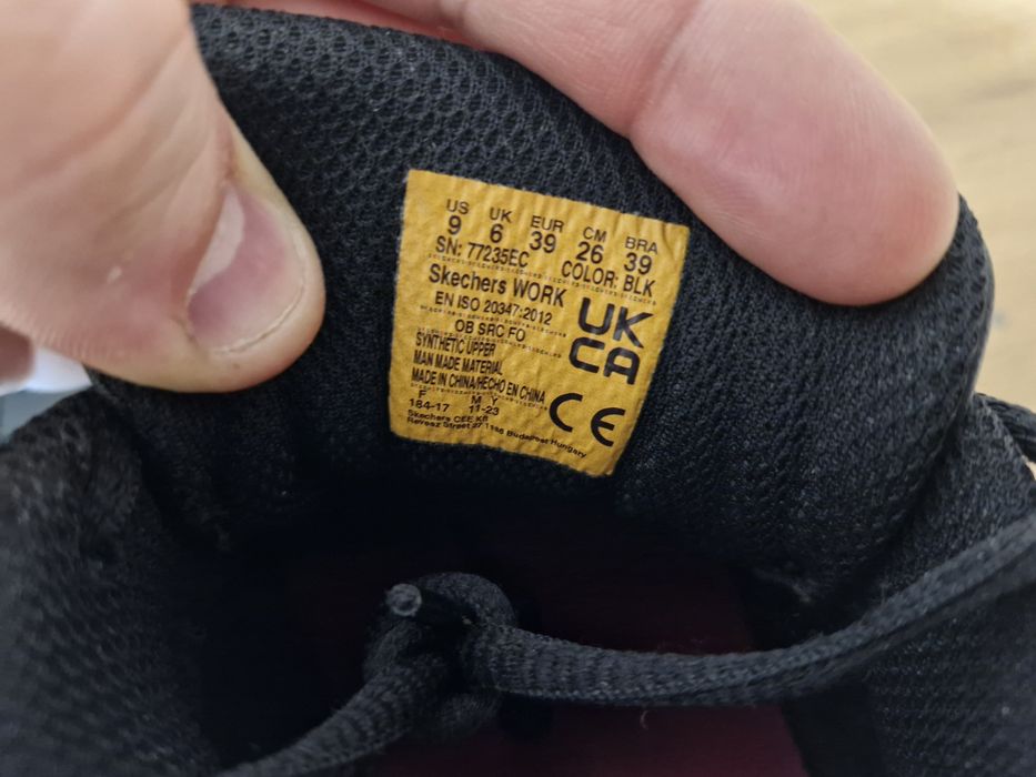 Чоловічі Кросівки Skechers Nampa SR Work (39р *26см*) Кожні,Оригінал.