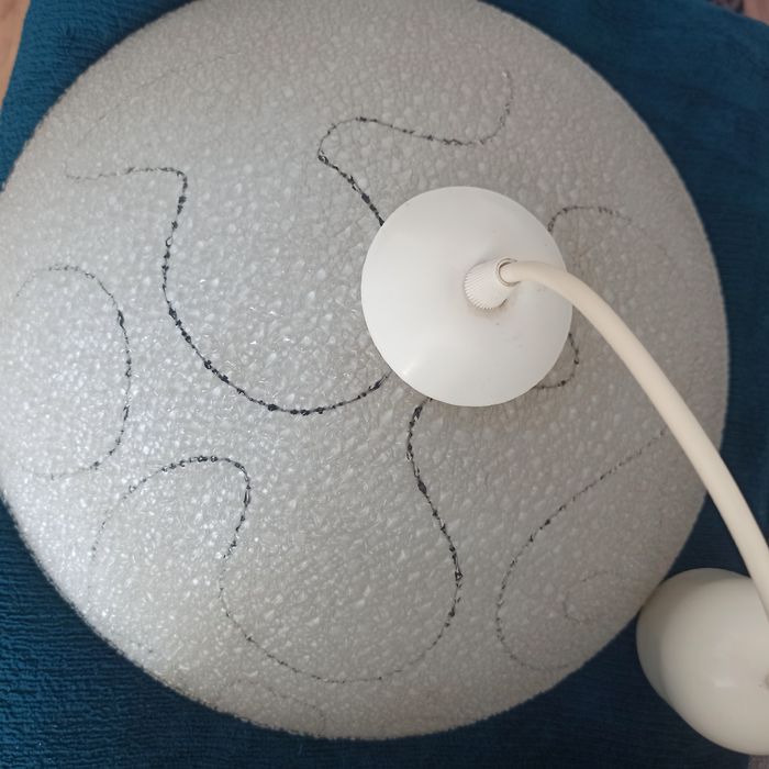 Lampa kuchenna /przedpokój  biała