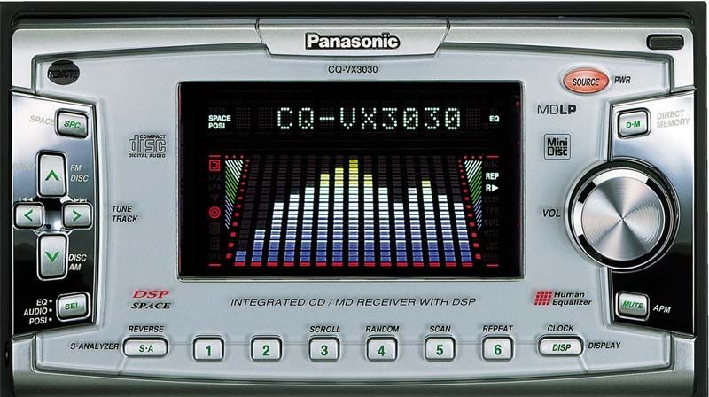 Radio Panasonic CQ-VX3030 Japonia JDM Vintage Hi-Fi 2 din tuning