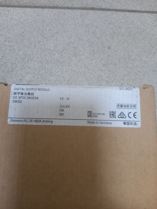 (6ES7322-1BH01-0AA0) Модуль ввода дискретных сигналов SM 322, серия SI