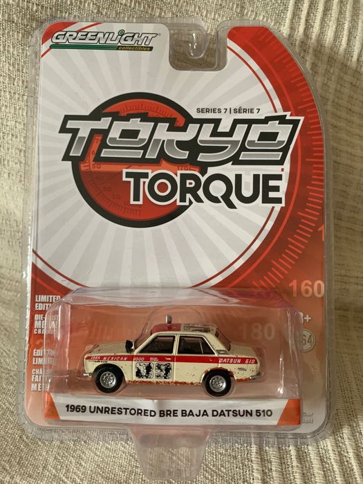 Táxi 1970 Datsun 510  Sedan - Tokyo Torque Serie 7 - Greenlight