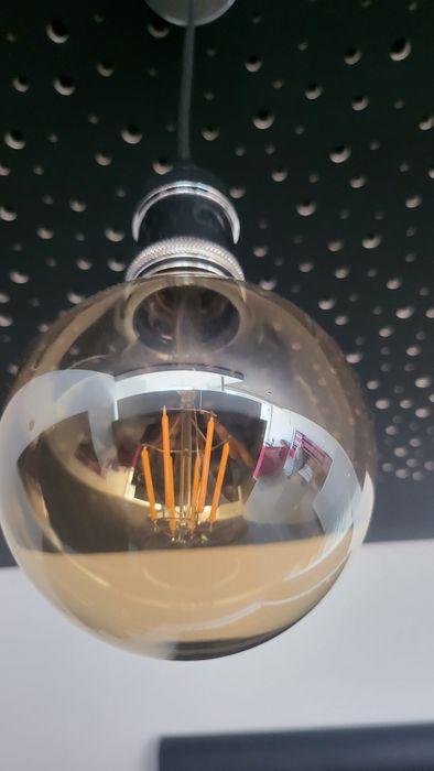 8 candeeiros com lampadas led modernas