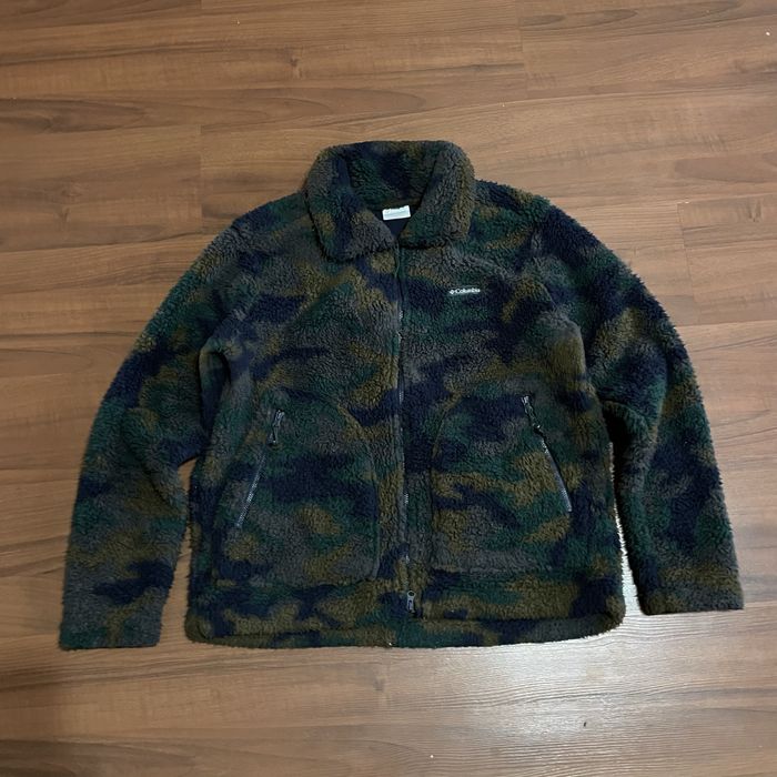 Флісова куртка Columbia Sherpa L камуфляж зелений оригінал