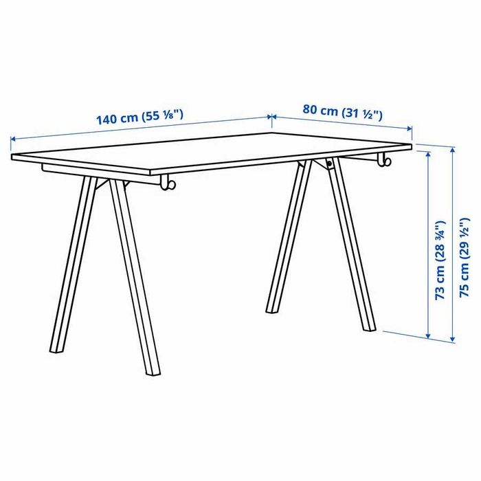 Secretária 140/80cm