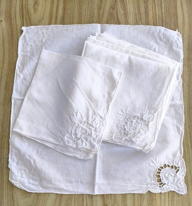 Toalha Renda Veneziana 160x260 + 10 Guardanapos