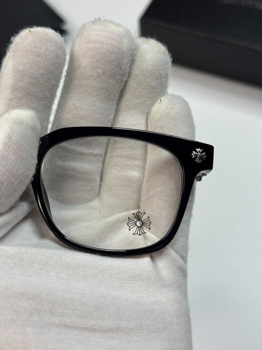 Окуляри Chrome Hearts тонкі широкі та без оправи очки хром хартс CH