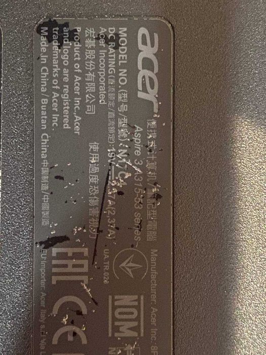 Ноутбук Acer Aspire 3 A315-53