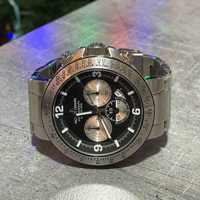Zegarek męski Jaques Lemans 1-1485 W.R. 10 ATM