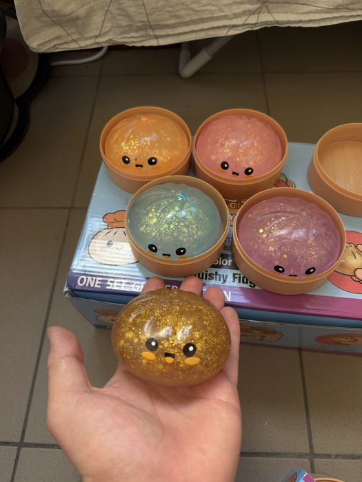 Антистресс Дітячий Іграшка Squishy Dumpling сюрприз дитяча іграшка тренд 2026, іграшка сюрприз булочка squishy Dumpling сквіш пельмень !