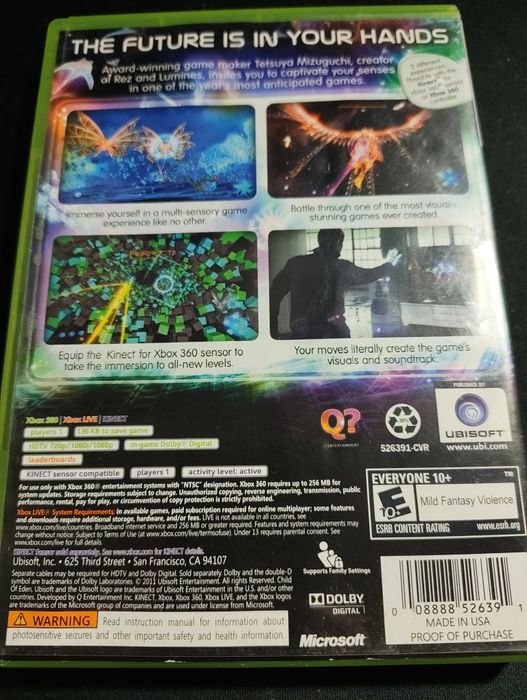 Jogo Xbox 360 Child of Eden