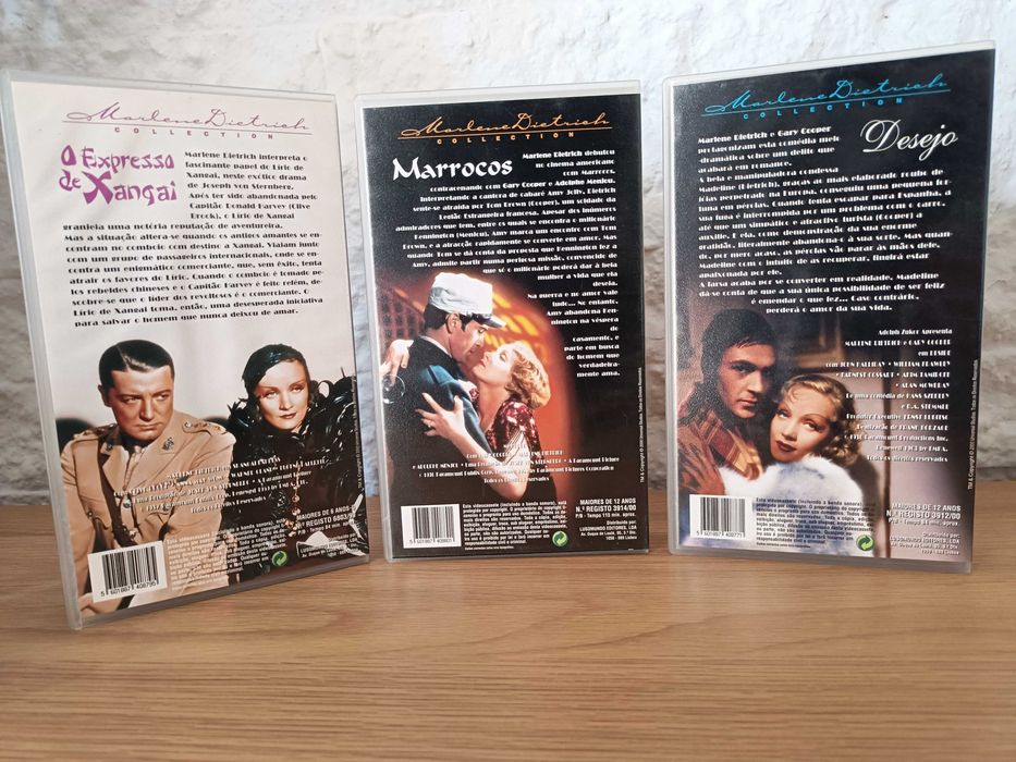 Filmes VHS  - Marlene Dietrich