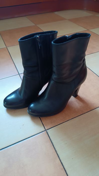 Buty, botki skórzane r. 38