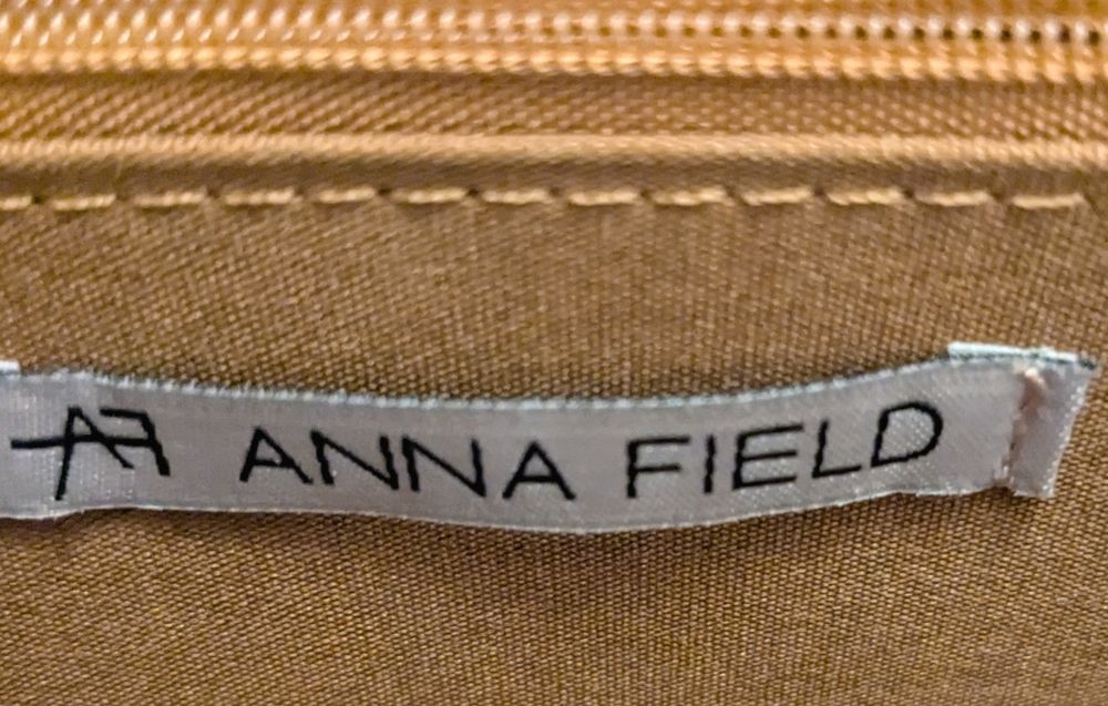 Anna Field duży brązowy portfel