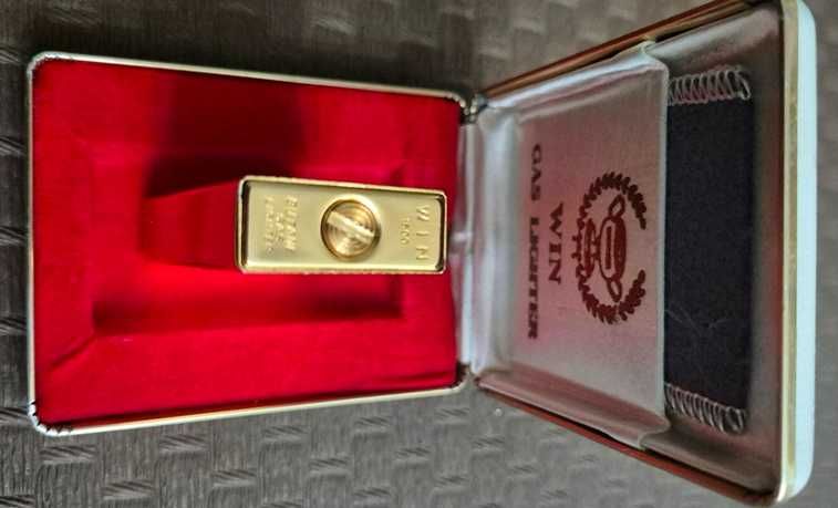 Isqueiro Vintage WIN Gas Lighter (MDF) Metalúrgica Duarte Ferreira Tramagal