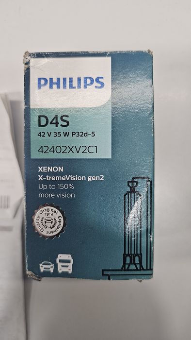 Автолампа Philips D4S Vision 1шт (42402XV2C1) Оригінал100%