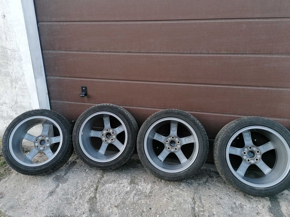 Koła aluminiowe letnie opony 225/45/17 stan bardzo dobry