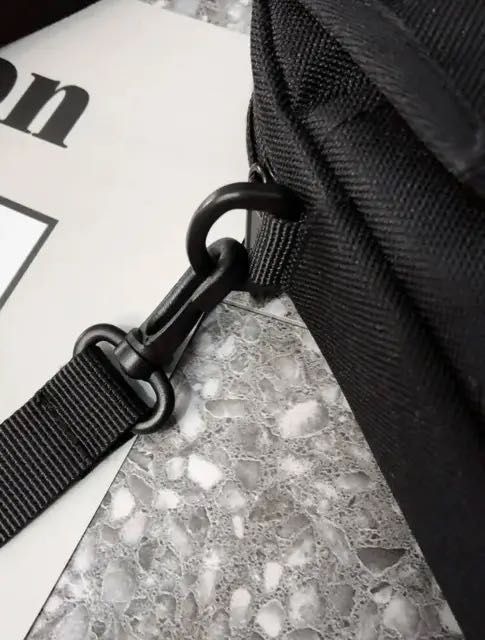 Stussy чорна сумка месенджер стусі барсетка на плече чоловіча барсетка