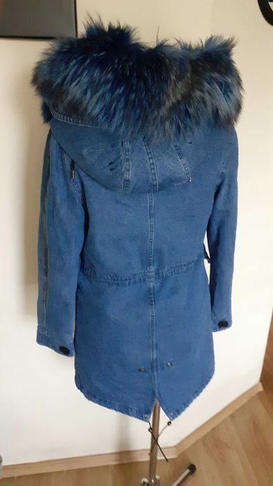 Kurtka parka z futrem