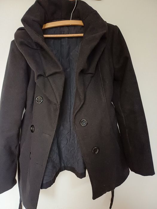 Płaszcz płaszczyk kurtka czarny