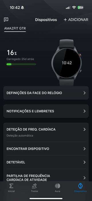 Smartwatch Amazfit GTR 47mm + pulseira clássica