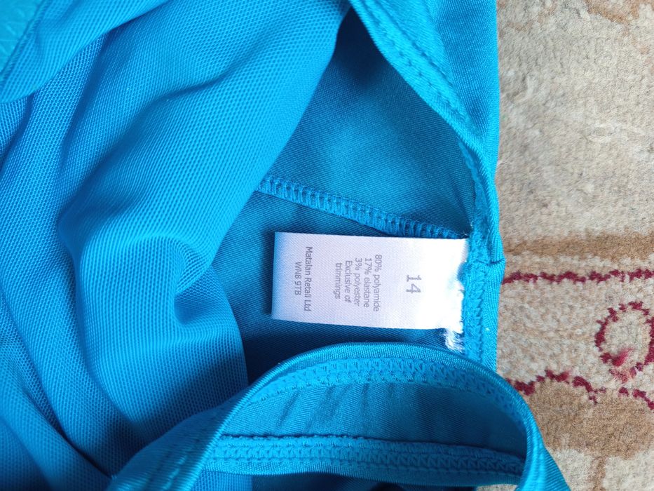Продам бірюзовий купальники з утяжкою розміру L-XL