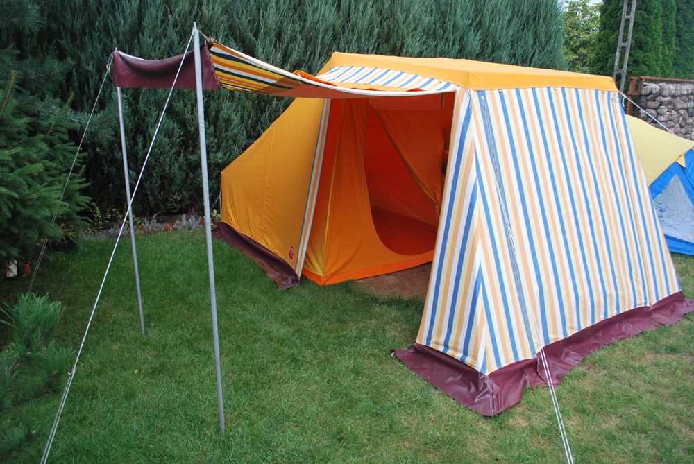 Namiot HEL 3 z czasów PRL w idealnym stanie