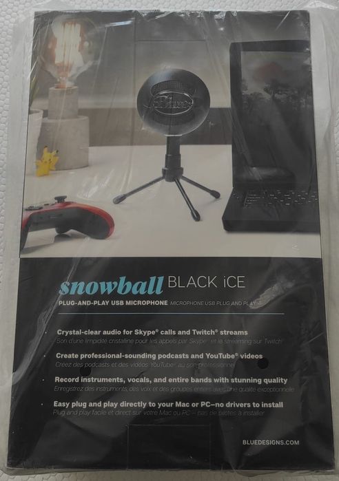 Microfone Logitech Blue Ice Snowball