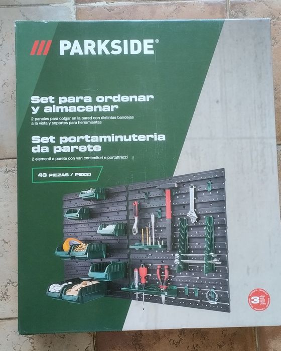 Conjunto de arrumação e organização Parkside
