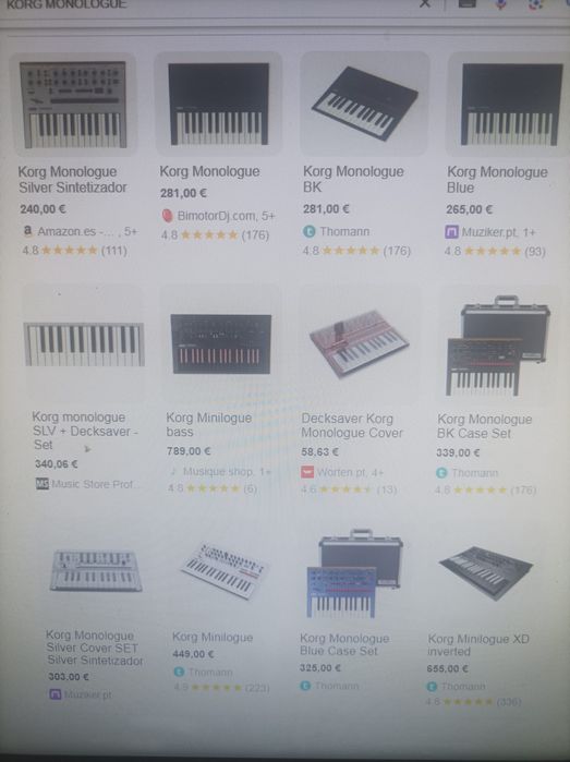 Venda de Korg Monologue - Sintetizador Analógico