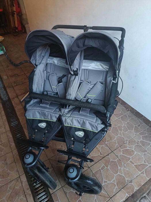 Wózek dla blizniakow 3 w 1