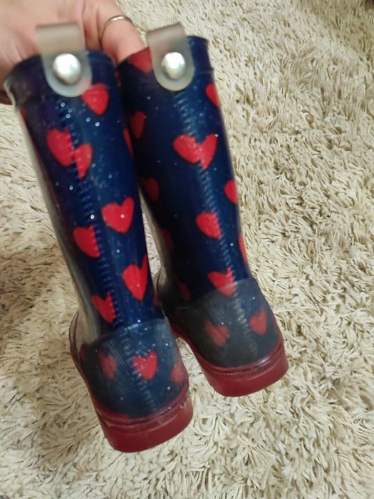 Резиновые сапожки с подсветкой