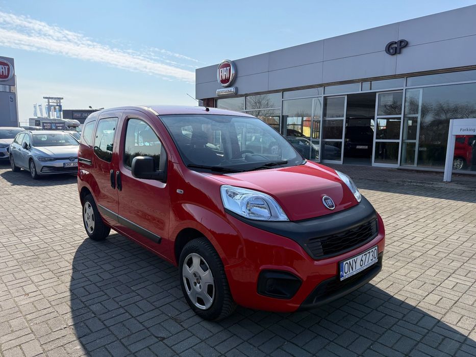 Fiat Qubo 1.4 77KM - Faktura Vat, Gwarancja , Minivan wersja Lounge 2019