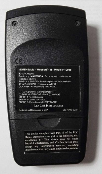 Medidor de distâncias SONIN 45/13