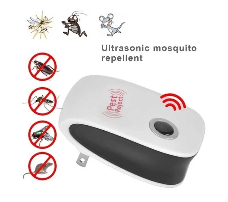 Ultradźwiękowy Odstraszacz  Myszy Karaluchów Komarów Owadów itp/nowy