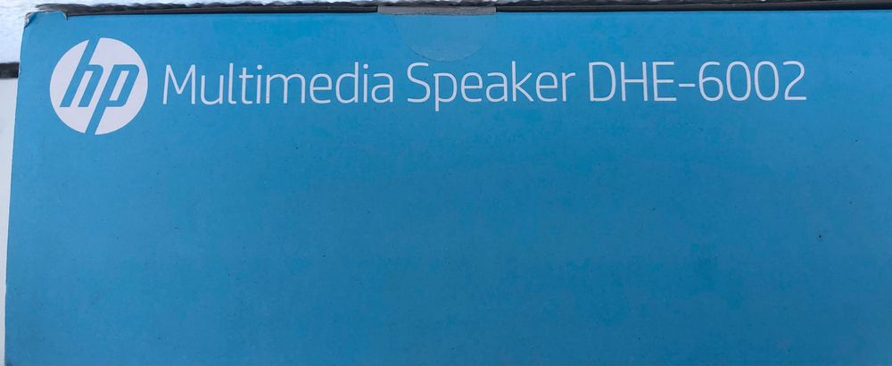 Coluna HP Multimedia Speaker DHE-6002 com LED RGB