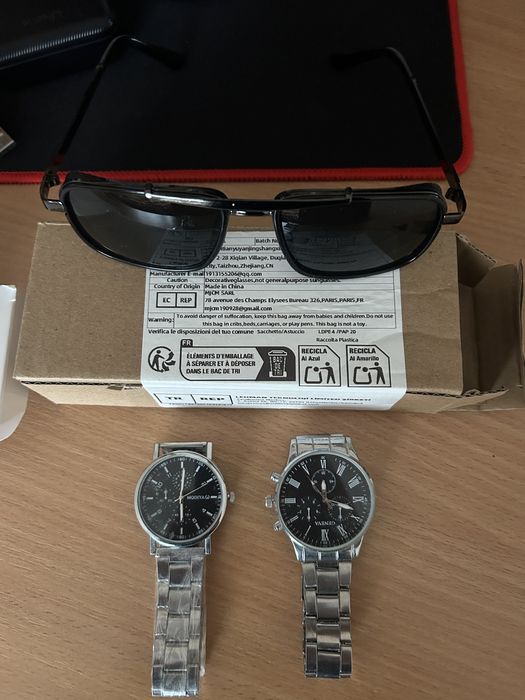 солнце защитные очки,часы,чехол