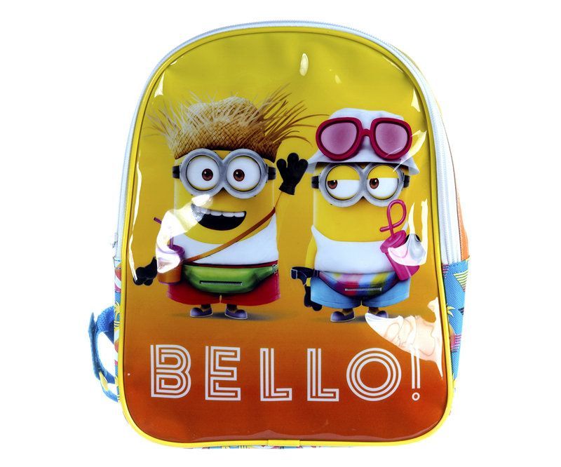 Mochila Escolar Minions Bello 25x31 cm NOVAS