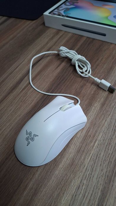 [Rato] Razer Deathadder Essencial - Branco, Gaming
