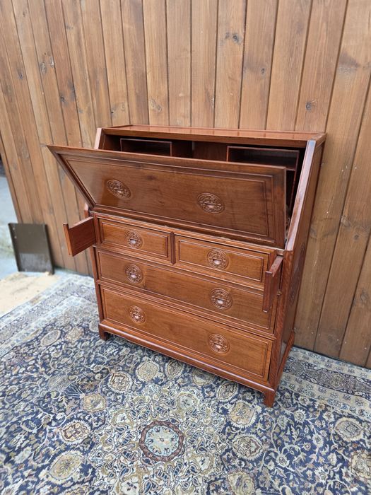 Sekretarzyk sekretara biurko komoda drewniana  #2176 Stylowy Węgrów